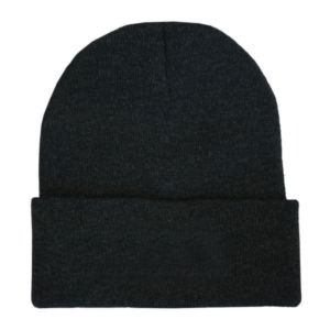 Roll Cuff Beanie with Direct Embroidery