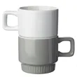 10 oz. Ceramic Stack-N-Sip Mug | https://www.bestnamebadges.com