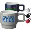 10 oz. Ceramic Stack-N-Sip Mug | https://www.bestnamebadges.com