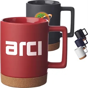 Ceramic Mug with Cork Base 15 oz.