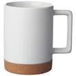 Ceramic Mug with Cork Base 15 oz. | https://www.bestnamebadges.com