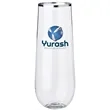 Reserv Stemless Flute 9 oz. Plastic | https://www.bestnamebadges.com