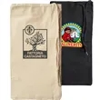 Seeley Cotton Drawstring Wine Bags | https://www.bestnamebadges.com