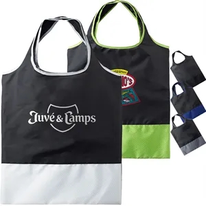 Clemenza Large Polyester Shopper Tote Bag