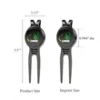 Divot Tool with Custom Logo Ball Marker | https://www.bestnamebadges.com
