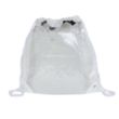 Harris Clear Vinyl Stadium Compliant Cinch Backpack | https://www.bestnamebadges.com