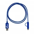 Payson 3-in-1 LED Lighted Cell Phone Charging Cable | https://www.bestnamebadges.com