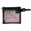Delos Mesh Zipper Storage Pouch | https://www.bestnamebadges.com
