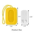 Custom Silicone Luggage Tag | https://www.bestnamebadges.com