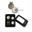 Golf Ball Marker Gift Box Set | https://www.bestnamebadges.com