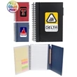 Eco Spiral Notebook W/Sticky Notes and Flags & Pen | https://www.bestnamebadges.com