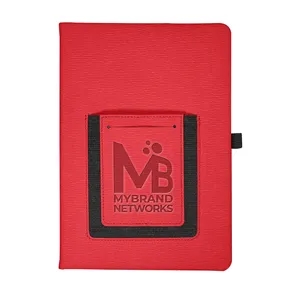 Roma Journal Notebook With Phone Pocket 5.625" x 8.25"