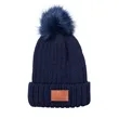 Leeman Knit Beanie With Fur PomPom | https://www.bestnamebadges.com