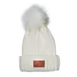 Leeman Knit Beanie With Fur PomPom | https://www.bestnamebadges.com