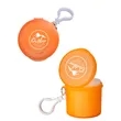 Poncho In Carabiner Case | https://www.bestnamebadges.com