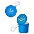 Poncho In Carabiner Case | https://www.bestnamebadges.com