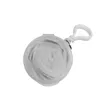Poncho In Carabiner Case | https://www.bestnamebadges.com