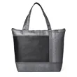 Hexagon Pattern Non-Woven Cooler Tote Bag | https://www.bestnamebadges.com