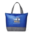 Hexagon Pattern Non-Woven Cooler Tote Bag | https://www.bestnamebadges.com