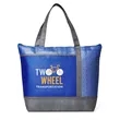 Hexagon Pattern Non-Woven Cooler Tote Bag | https://www.bestnamebadges.com