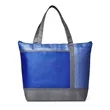 Hexagon Pattern Non-Woven Cooler Tote Bag | https://www.bestnamebadges.com