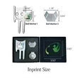 Magnetic Cap Clip Ball Marker Golf Set | https://www.bestnamebadges.com