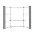 Curved Show 'N Rise Floor Display End Panel (Fabric) | https://www.bestnamebadges.com