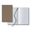 Linen Banded Medio Lined White Page Journal | https://www.bestnamebadges.com