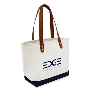 Large Leather Handle Tote