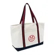 Custom Canvas Commander Tote | https://www.bestnamebadges.com