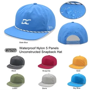 5 Panels Waterproof Nylon Grandpa  Hat