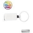 Rectangle Shaped Metal Keychain - Full Color | https://www.bestnamebadges.com