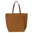 Leather Handle Sands Tote | https://www.bestnamebadges.com