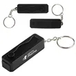 Contour Phone Stand Key Chain with Finger Fidget | https://www.bestnamebadges.com