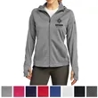 Sport-Tek® Ladies Tech Fleece Full-Zip Hooded Jacket | https://www.bestnamebadges.com