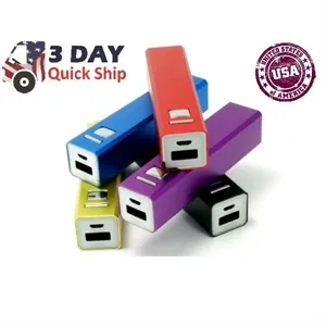Popular USA Decorated Aluminum Portable Power Banks 2600mAh