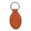 Rawhide Laserable Leatherette Oval Keychain | https://www.bestnamebadges.com