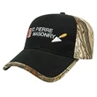 Solid Front Camo Back Cap | https://www.bestnamebadges.com