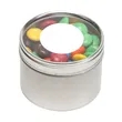 Small Round Window Tin Premium Fill | https://www.bestnamebadges.com