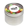 Small Round Window Tin Standard Fill | https://www.bestnamebadges.com