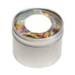 Small Round Window Tin Standard Fill | https://www.bestnamebadges.com