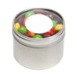 Small Round Window Tin Standard Fill | https://www.bestnamebadges.com