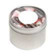 Small Round Window Tin Standard Fill | https://www.bestnamebadges.com