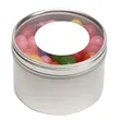 Large Round Window Tin Standard Fill | https://www.bestnamebadges.com