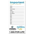 Magnetic Stick Up Card | https://www.bestnamebadges.com