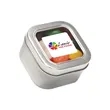 Small Square Window Tin Standard Fill | https://www.bestnamebadges.com