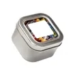 Small Square Window Tin Standard Fill | https://www.bestnamebadges.com