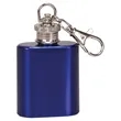 1oz. Blue Stainless Steel Flask Keychain | https://www.bestnamebadges.com