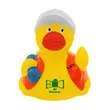 Safety Awareness Construction Rubber Duck | https://www.bestnamebadges.com