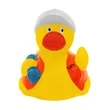 Safety Awareness Construction Rubber Duck | https://www.bestnamebadges.com